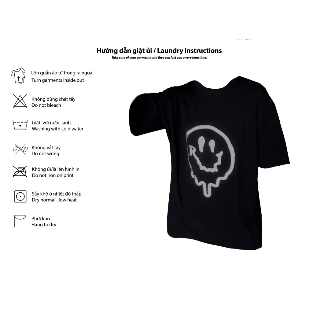 REU Áo Thun REUNION R'FACE Phản Quang Tay Lỡ Localbrand Chính Hãng