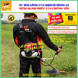 Máy cắt cỏ đeo vai - gx35 nhập khẩu thái lan. bh 24 tháng.