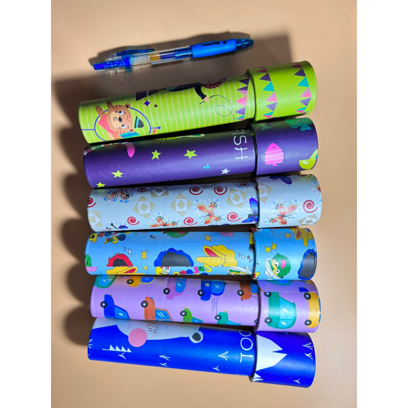 Kính vạn hoa loại to dài 19cm, đường kính 4.5cm (hình ngẫu nhiên): 1 cái.