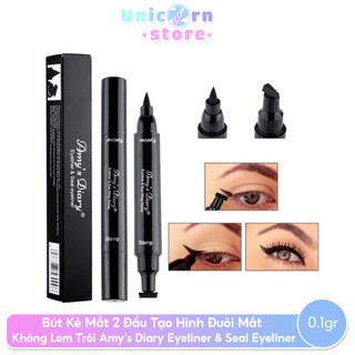 Bút kẻ mắt 2 đầu tạo hình đuôi mắt không lem trôi suake eyeliner & seal eyeliner