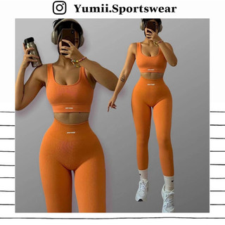 Bộ quần áo thể thao tập gym yoga nữ - set đồ tập thể thao dệt dài ba lỗ botee, chất thun dệt mịn, co giãn tốt