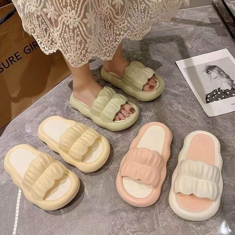 Dép Nữ Bánh Mì, Khuyến Mãi 2023, Cao 3CM, Chất Liệu EVA