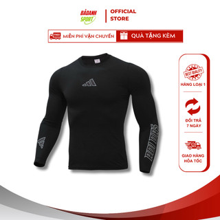 [HÀNG LOẠI 1] Áo Giữ Nhiệt Nam, Áo Dài Tay Nam Body Cổ Tròn Thể Thao Tập Gym Bóng Đá Cầu Lông Cao Cấp, Co Giãn 4 Chiều