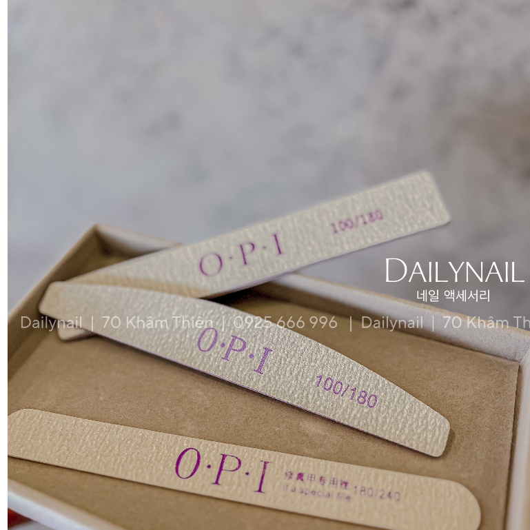 Dũa mỏng, dũa dày nhám móng OPI ( set 5c )