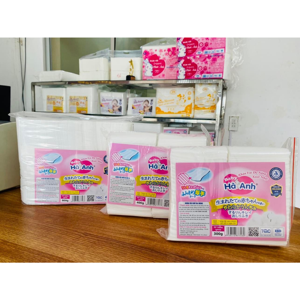 Khăn khô đa năng vải siêu mềm mịn bịch 400 gram và 800 gram hàng cao cấp