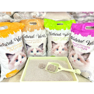 [COMBO 6 BAO] Cát vệ sinh cho mèo Natural world 9L/ túi hoặc 16L/túi