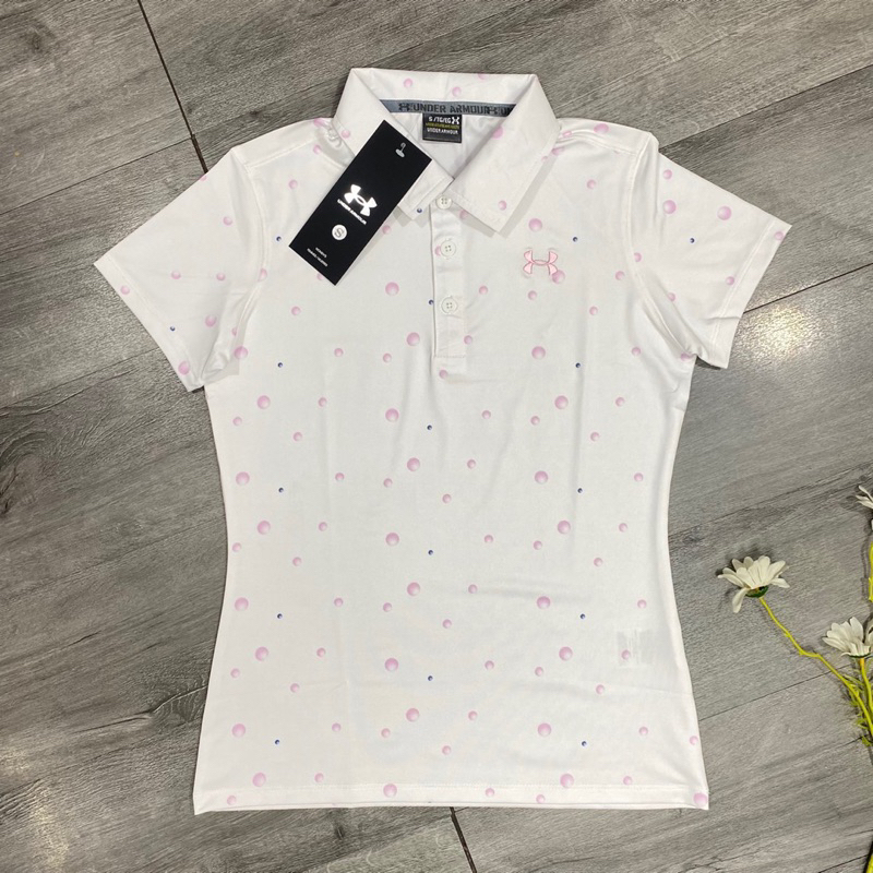 Áo có cổ nữ golf, tennis, cầu lông, đi chơi, đi làm đều xinh, chất co giãn mát.