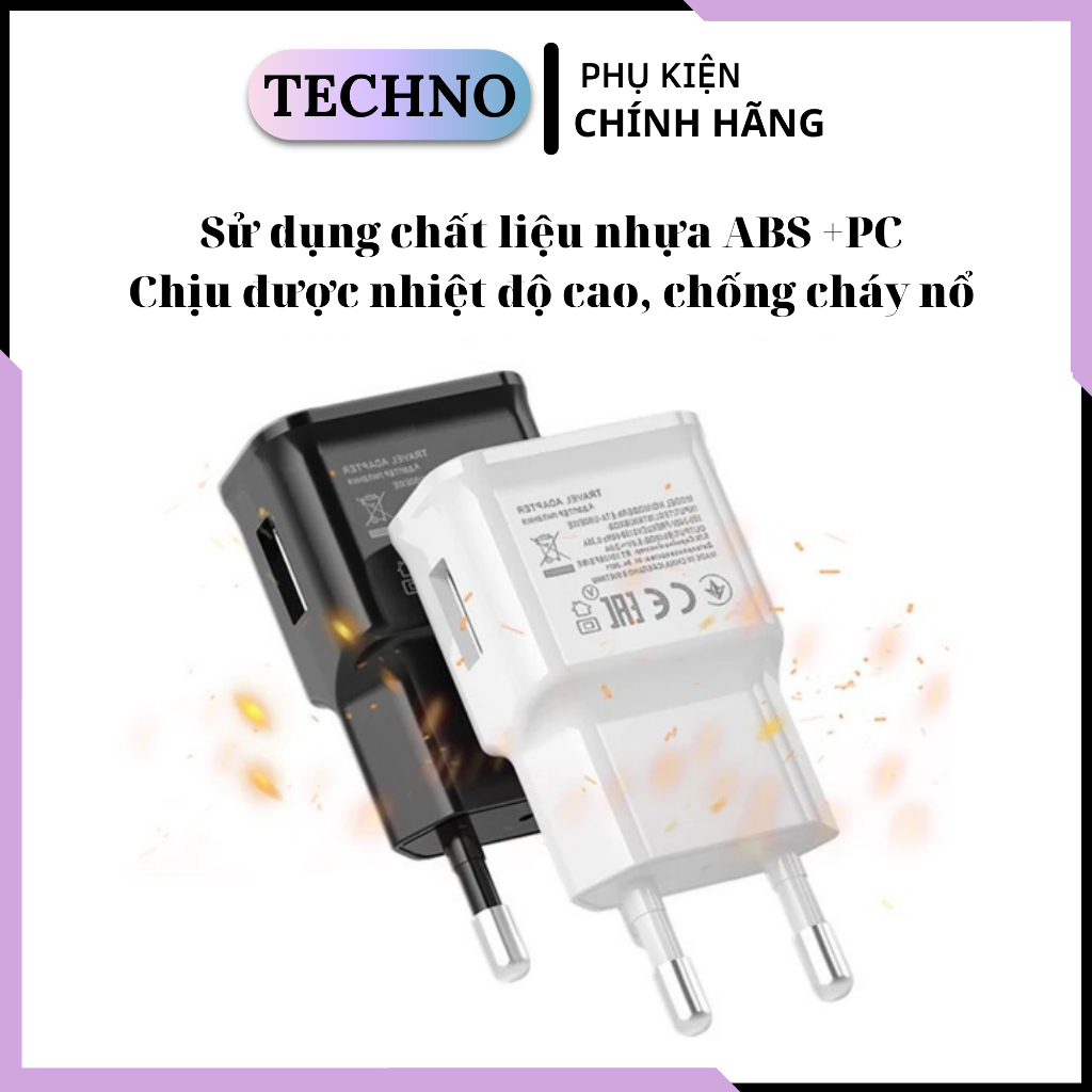 Bộ sạc nhanh 15W Sam. sung Chính hãng, củ sạc 2A cho các dòng điện thoại S8 S9 S10 Note 8 Note 9 A20 A50s A10s | BigBuy360 - bigbuy360.vn