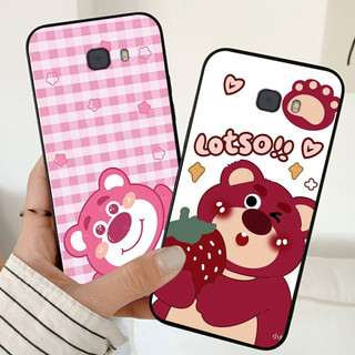 Ốp lưng Samsung c9 / c9 pro / a9 / a9 pro in hình gấu dâu siêu dễ thương cute lạ