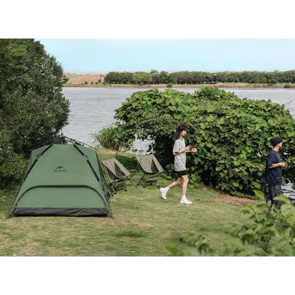 Lều tự bung 3-4 người, lều Camping dã ngoại 2 lớp cao cấp NATUREHIKE NH21ZP008