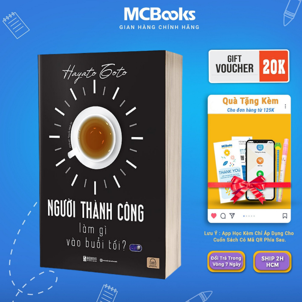 Sách - Người thành công làm gì vào buổi tối Mcbooks