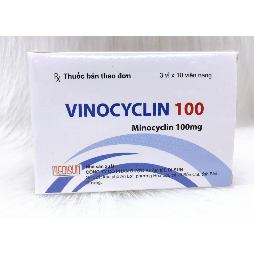 Vinocyclin 50 và vinocyclin 100 giúp giảm tình trạng mụn trứng cá