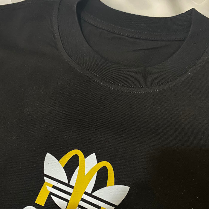 Áo thun unisex nam nữ adidas x MC DONALD'S Cotton 100%, Form Oversize cao cấp VNXK ảnh thật
