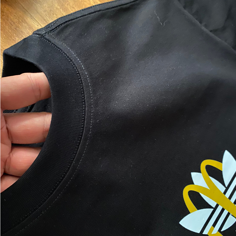 Áo thun unisex nam nữ adidas x MC DONALD'S Cotton 100%, Form Oversize cao cấp VNXK ảnh thật