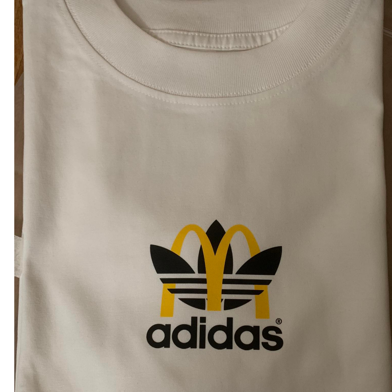 Áo thun unisex nam nữ adidas x MC DONALD'S Cotton 100%, Form Oversize cao cấp VNXK ảnh thật