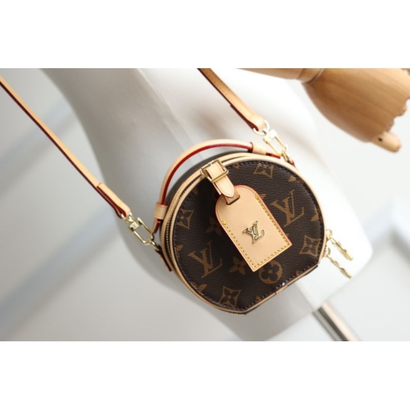 Túi nữ LV BOITE mini sz13cm da thật đẹp nét hot nhất 2 box