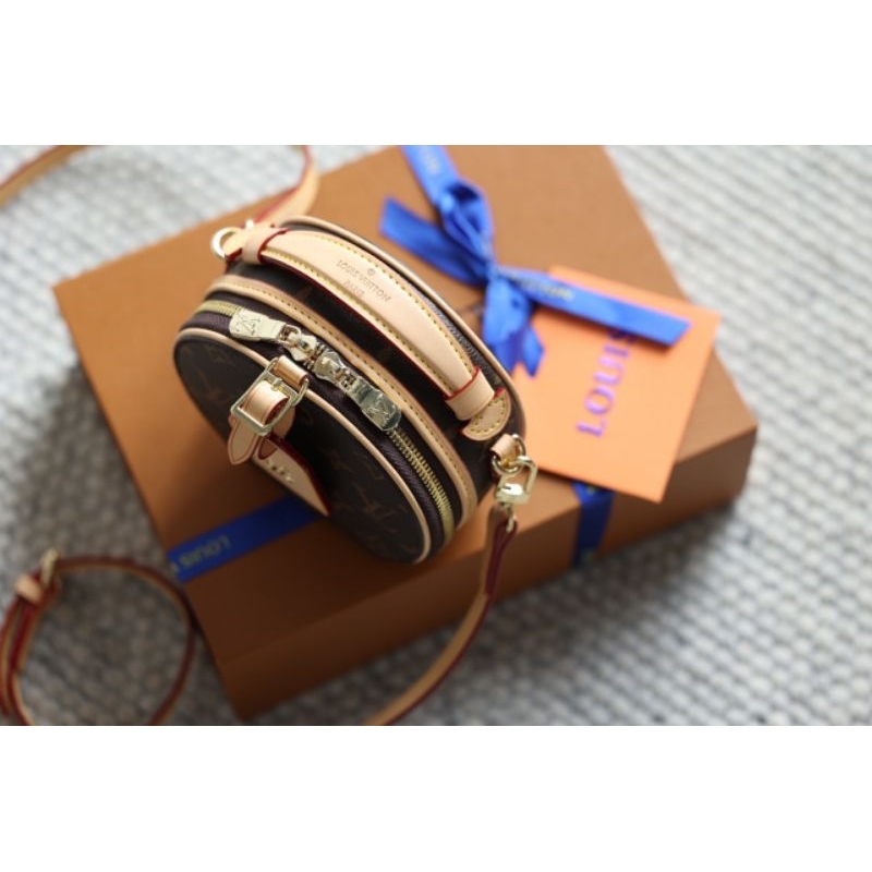 Túi nữ LV BOITE mini sz13cm da thật đẹp nét hot nhất 2 box