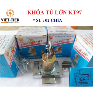 [Hỏa tốc HCM] KHÓA TỦ GỖ VIỆT TIỆP KT97 BẰNG ĐỒNG _ CAM KẾT HÀNG CHÍNH HÃNG 100%