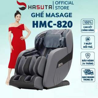 Ghế massage Hasuta HMC-820, massage 4D cao cấp, êm ái, hệ thống túi khí dày đặc,đa dạng chế độ massage - BH 24 tháng