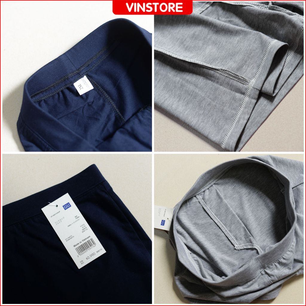 Quần đùi nam cotton mặc nhà hàng VNXK Vinstore 1MJ, quần đùi ngủ chất cotton 100% co giãn, siêu mềm, siêu thoáng mát