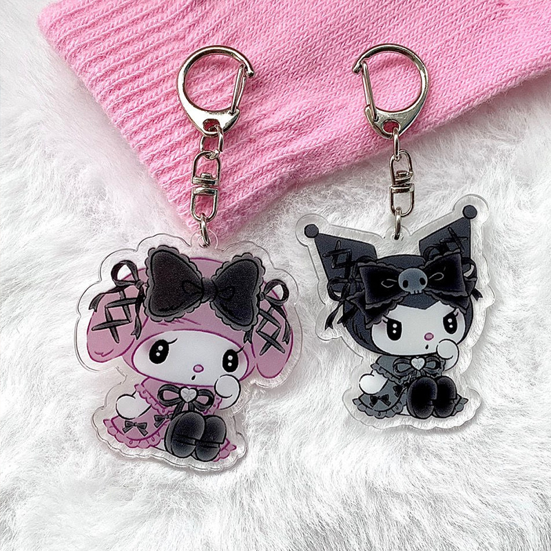 miumiua🔮SANRIO Móc Chìa Khóa Bằng Acrylic Hình Kuromi MELODY Dễ Thương