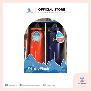Set 2 bình giữ nhiệt thermoflask mỹ size 710ml - nhập mỹ