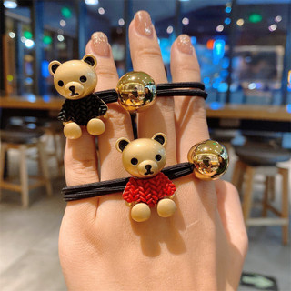 Dây buộc tóc hình con gấu dành cho bé gái, xinh xắn dễ thương