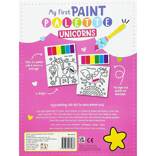 Magic Paint Pallette Activity Book - Unicorn