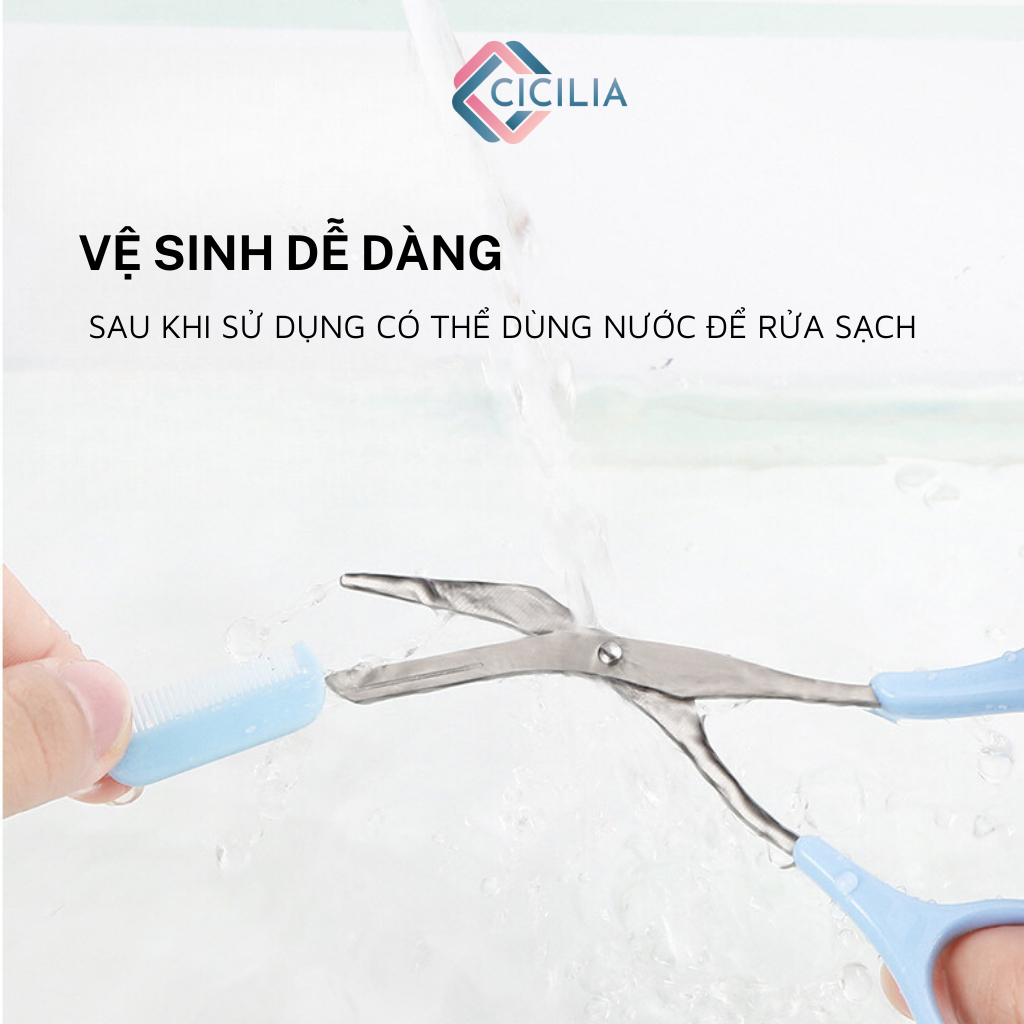 Kéo Cắt Tỉa Lông Mày Trang Điểm Làm Đẹp CICILIA 3093