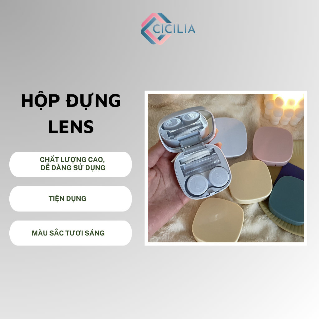 Khay Gương Kèm Dụng Cụ Đeo Lens 11653