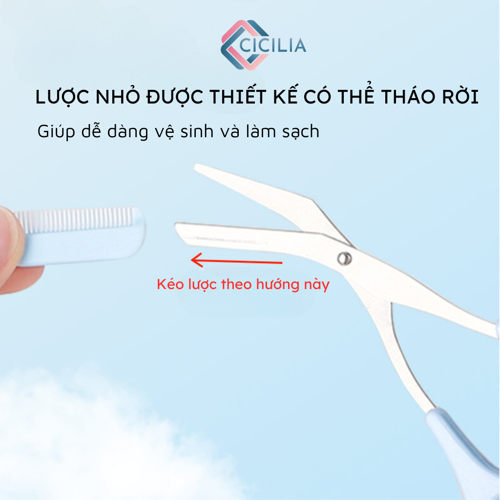 Kéo Cắt Tỉa Lông Mày Trang Điểm Làm Đẹp CICILIA 3093