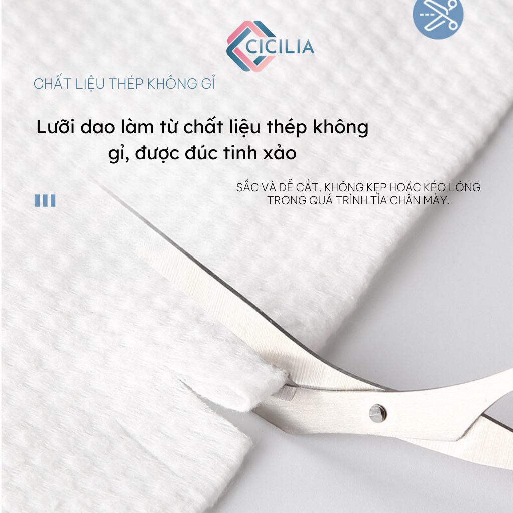 Kéo Cắt Tỉa Lông Mày Trang Điểm Làm Đẹp CICILIA 3093