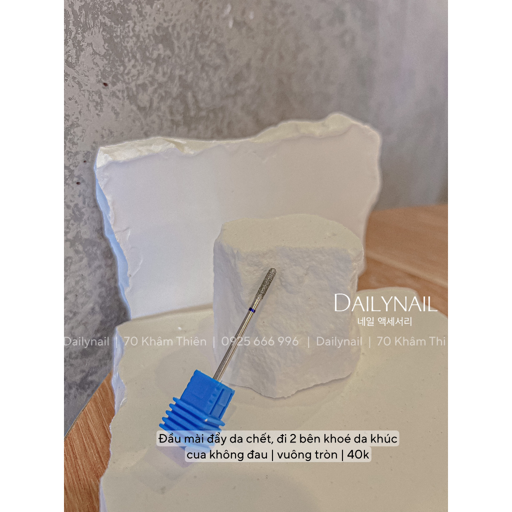 Đầu mài da xử lý móng