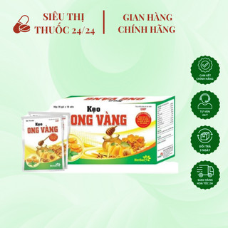 [1 bọc 10 viên] Kẹo Ngậm Ong Vàng ⚡ CAM KẾT GIÁ RẺ ⚡ Kẹo ngậm ho Ong Vàng giảm triệu chứng ho, giảm đau rát họng