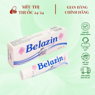 Kem Bôi Mụn Belazin tuýp 15g ⚡ CAM KẾT CHÍNH HÃNG ⚡ Kem Bôi Mụn Thích Hợp với Mọi Loại Da - Dùng Sáng Tối