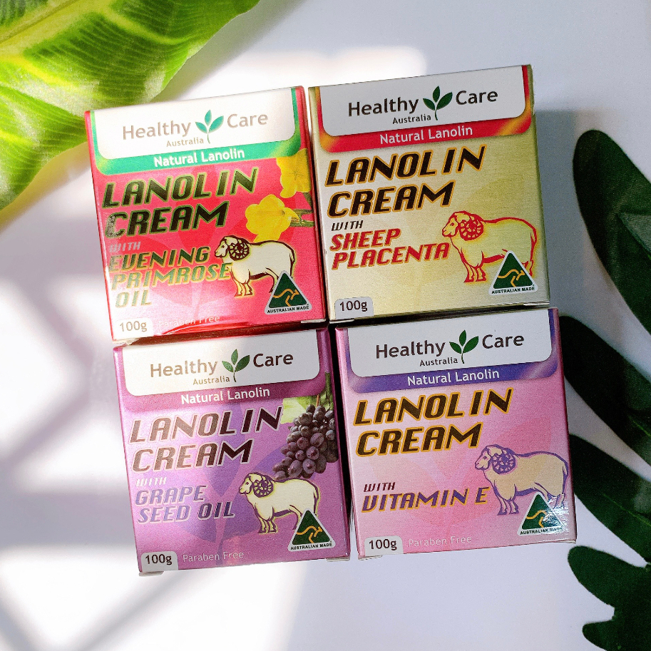 Kem Dưỡng Da Nhau Thai Cừu Healthy Care Lanolin Cream