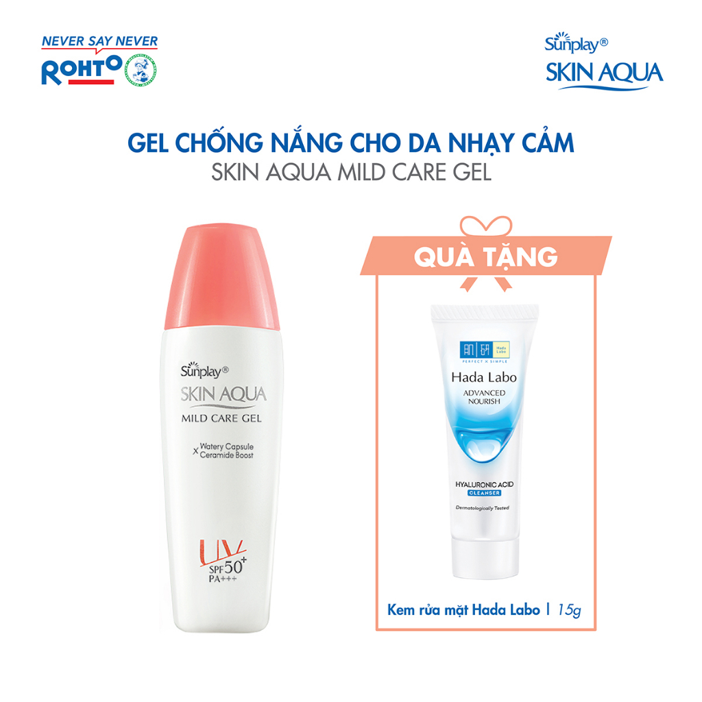 Gel chống nắng cho da nhạy cảm Sunplay Skin Aqua Mild Care Gel SPF50+ PA+++ (25g)