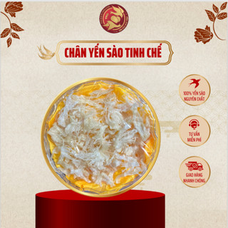 Chân yến tinh chế đảm bảo nguyên chất 100% chuẩn yến sào nhà mình