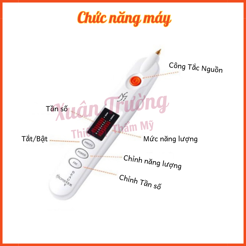 Máy đốt Plasma | Máy Plasma nhấn mí, đốt nốt ruồi, mụn thịt, xóa nhăn