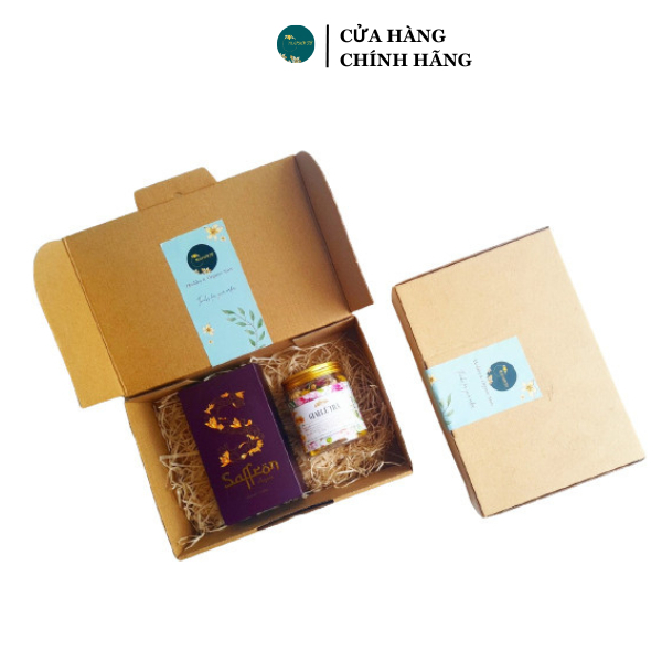 Set Sản Phẩm Nhụy Hoa Nghệ Tây Saffron Viet Nam - Hộp Quà Vị Yên 02