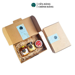 Set Sản Phẩm Saffron Ngâm Mật Ong Và Đông Trùng Hạ Thảo Saffron Viet Nam - Hộp Quà Vị Yên 04