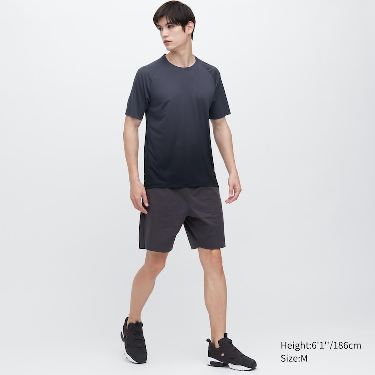 Bộ Uniqlo xám cổ tròn kẻ - Thời Trang Thể Thao WinMax Sport