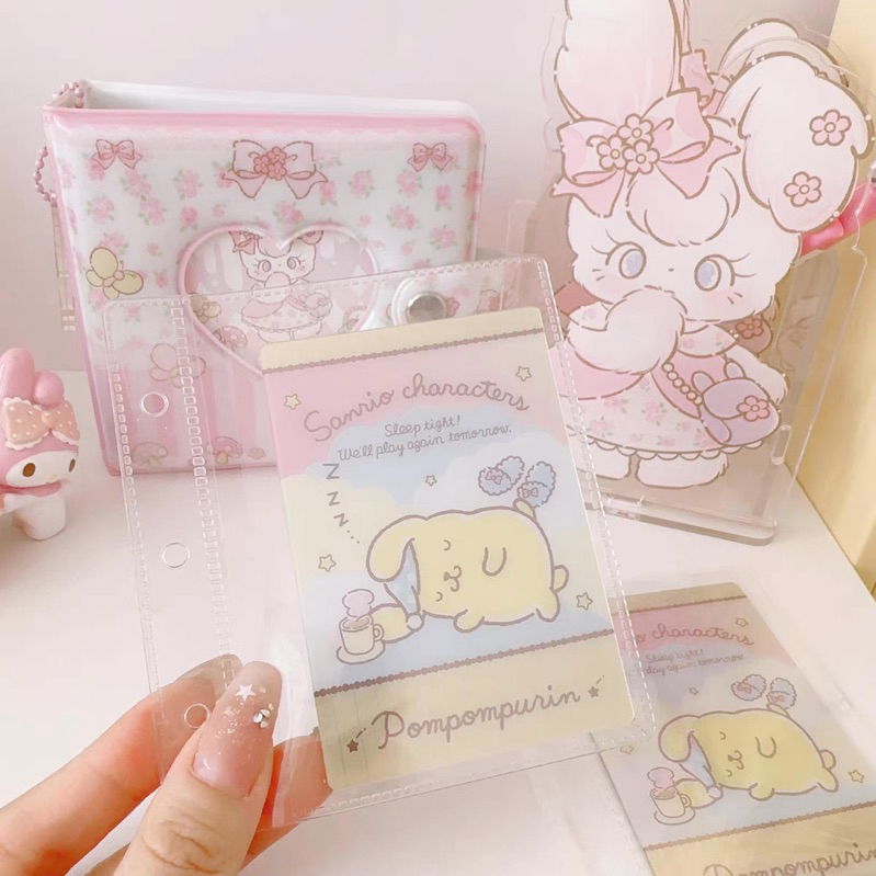 [Dreaming.Paste] Sheet mini binder 3 rings chất liệu PVC dày trong - Sheet 1 ô