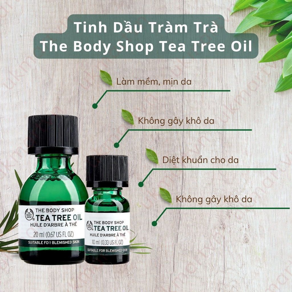 Tinh dầu tràm dành cho da mụn The Body Shop Tea Tree Oil hãng