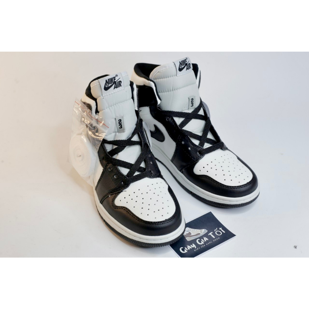 Giày_Nike Air Jordan 1 bản đen cổ cao, giày sneaker đẹp full bil box