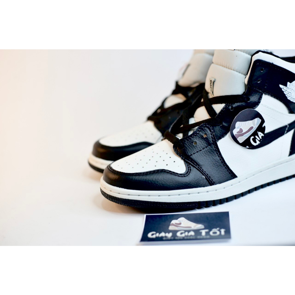 Giày_Nike Air Jordan 1 bản đen cổ cao, giày sneaker đẹp full bil box