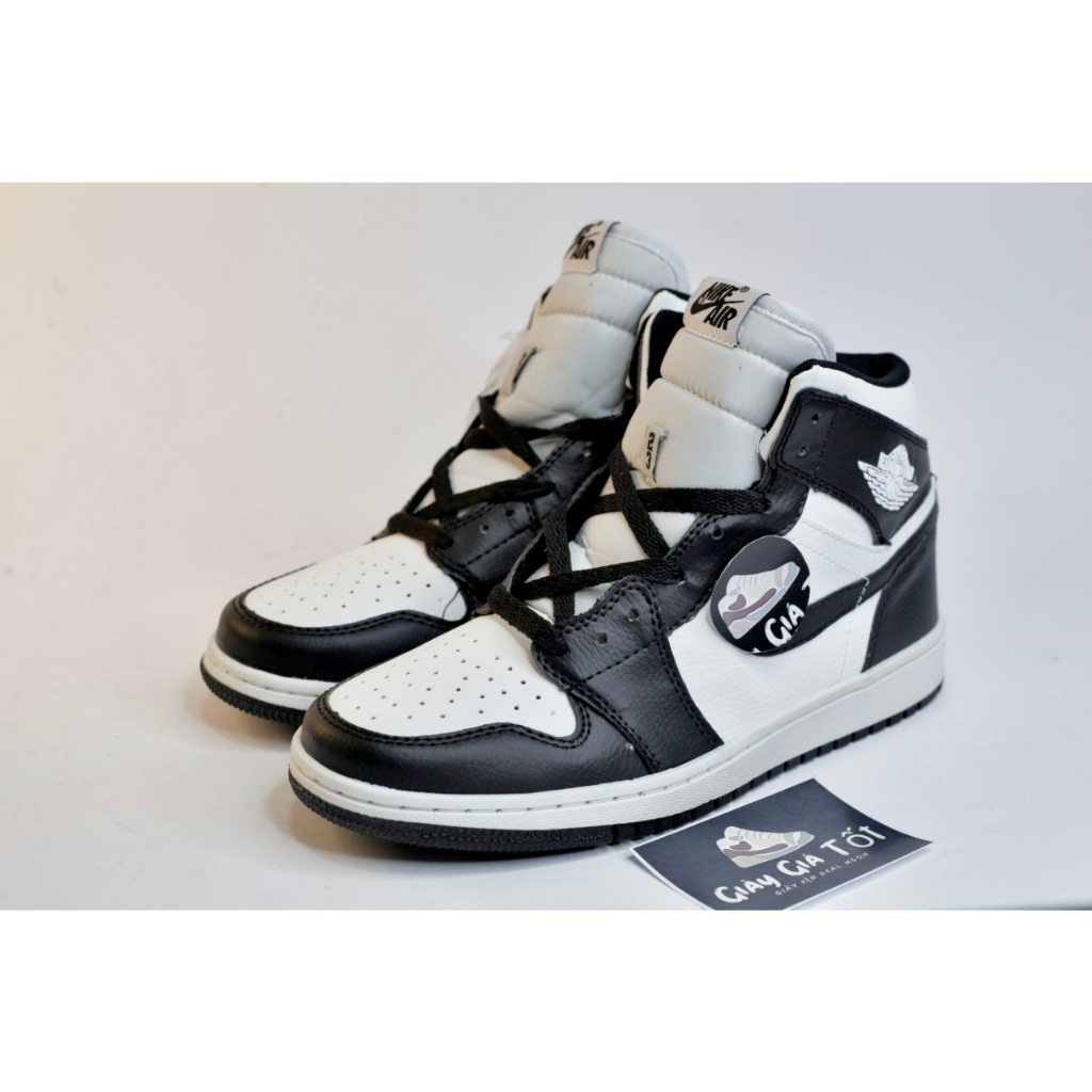 Giày_Nike Air Jordan 1 bản đen cổ cao, giày sneaker đẹp full bil box