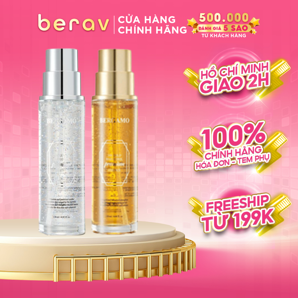 Tinh Chất Vàng Chống Lão Hóa Bergamo 24K Gold Bakuchiol Premium 120ml