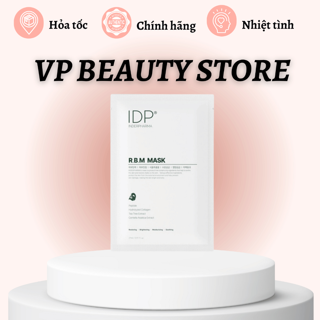 Mặt Nạ IDP Inderpharma Dưỡng Ẩm Phục Hồi Da Hàn Quốc