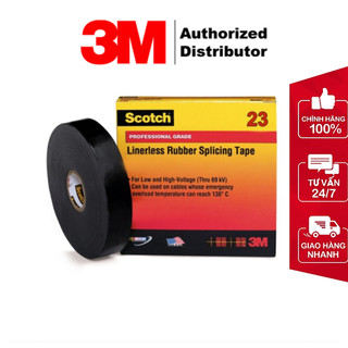 Băng keo điện 3M scotch 23 chịu nhiệt độ cao